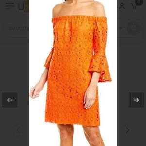 Trina Turk Women's Healdsburg Off The Shoulder Bell Sleeve Dress